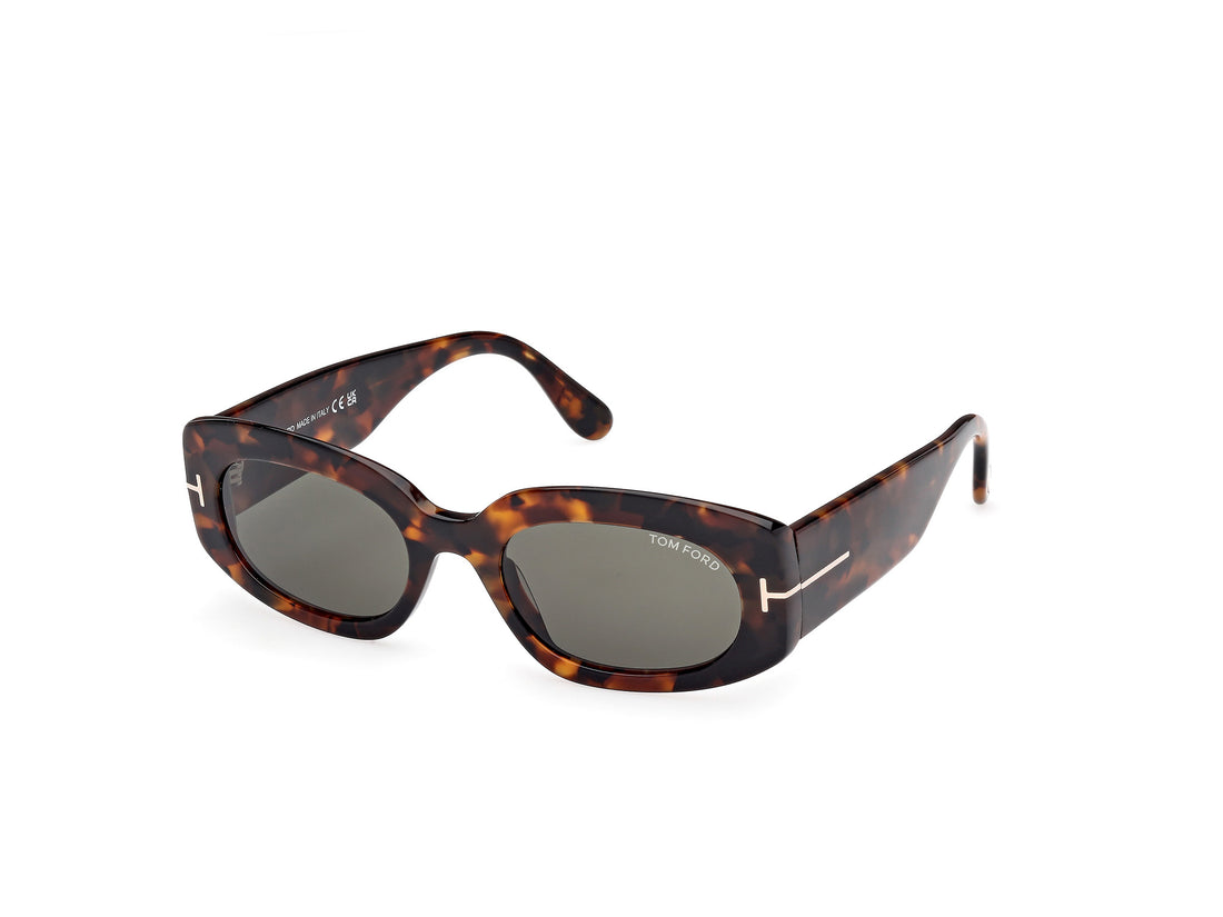 Gafas de sol tom ford ft1187 52n havana oval unisex talla 52mm - Vista principal