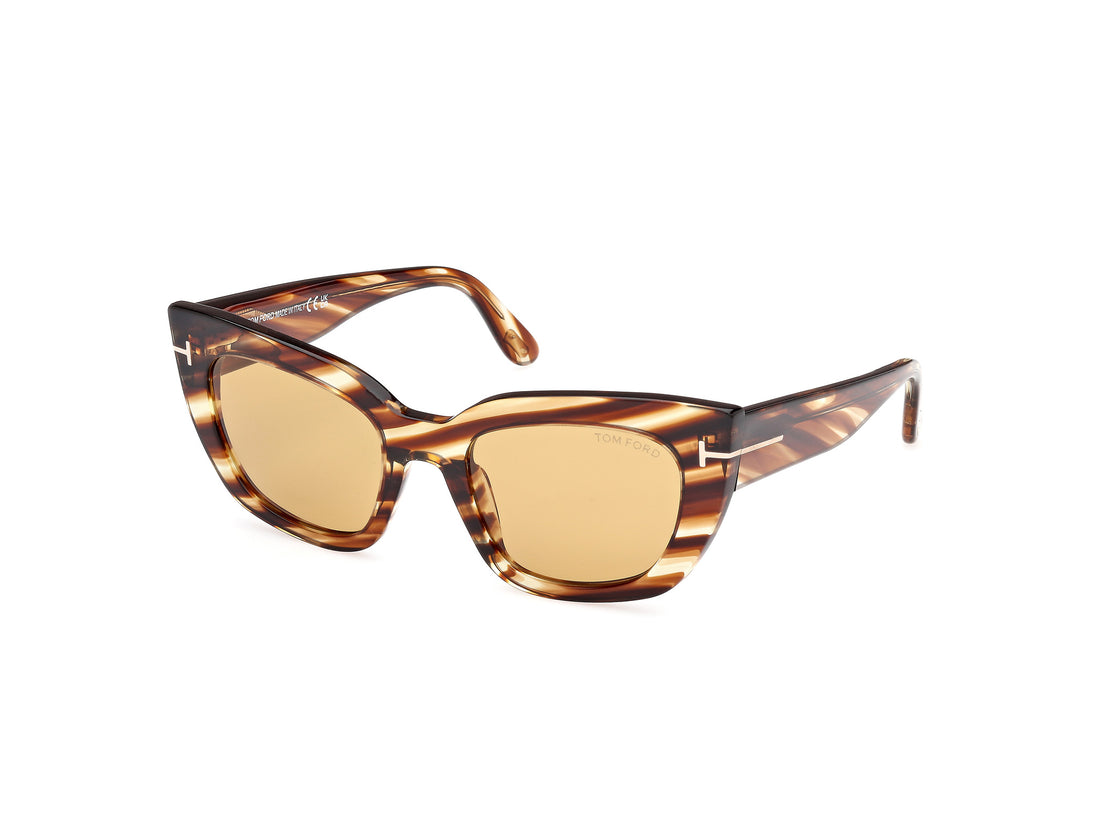 Gafas de sol tom ford ft1190 athena 53e havana cat eye femenino talla 53mm - Vista principal