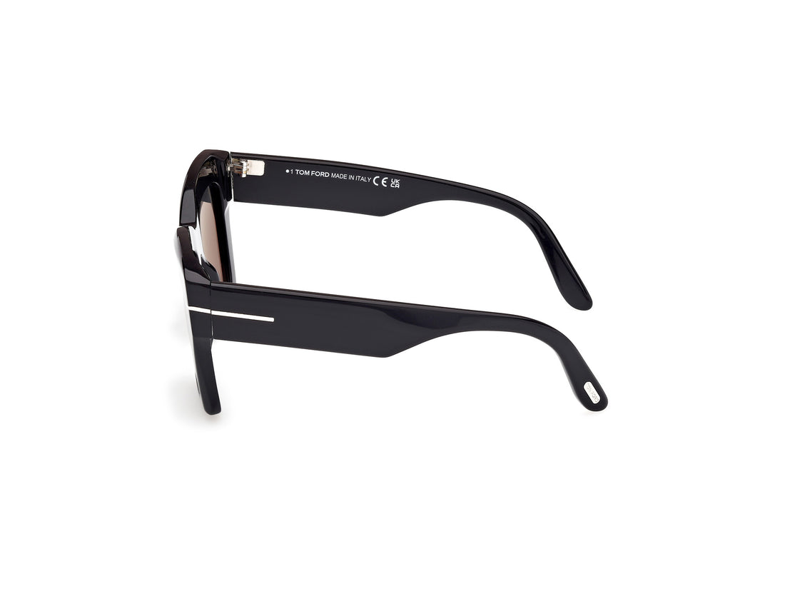 Gafas de sol tom ford ft1191 luna 01d negro butterfly femenino talla 52mm - Vista de detalle