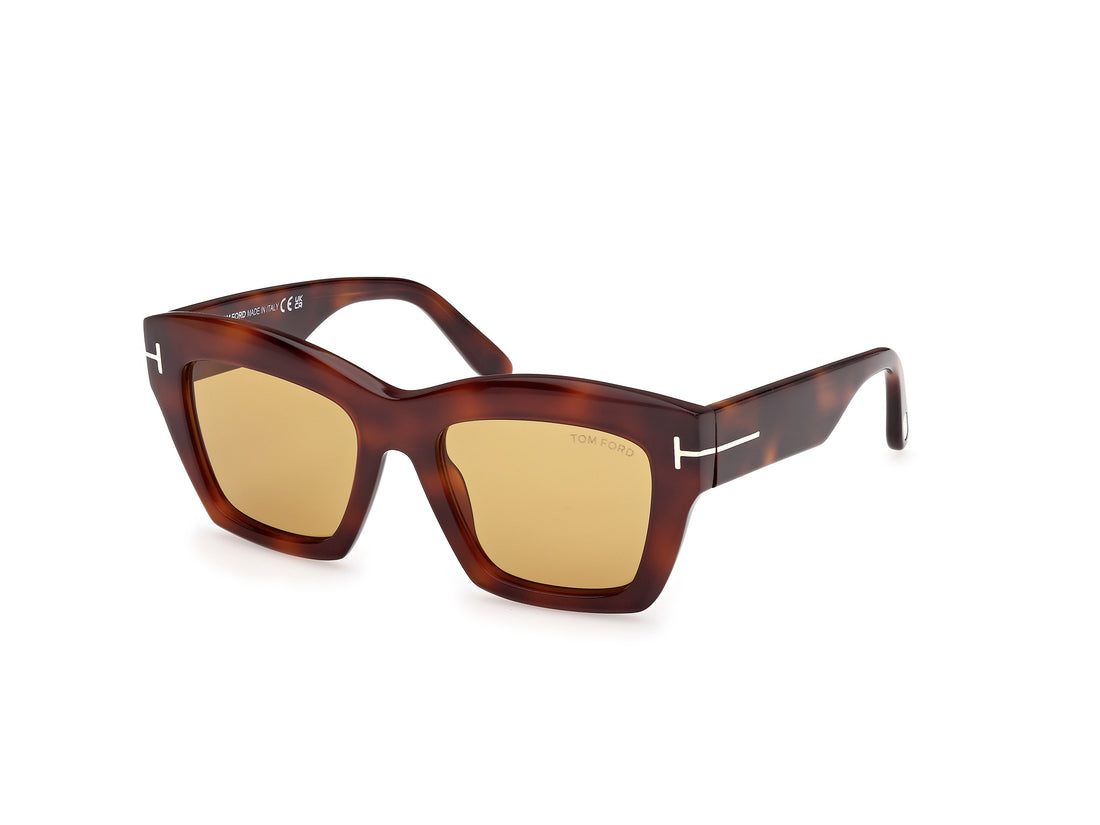 Gafas de sol tom ford ft1191 luna 53e havana butterfly femenino talla 52mm - Vista principal