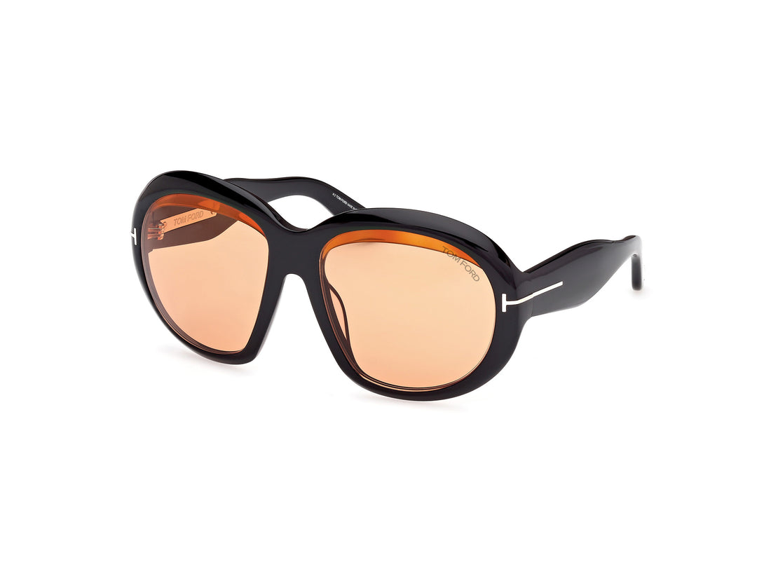Gafas de sol tom ford ft1193 angellica 01e negro round femenino talla 58mm - Vista principal