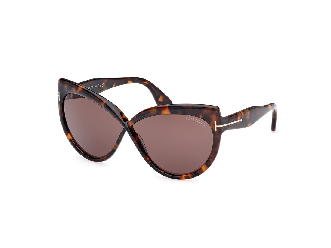 Gafas de sol tom ford ft1196 52e havana butterfly unisex talla 65mm - Vista principal