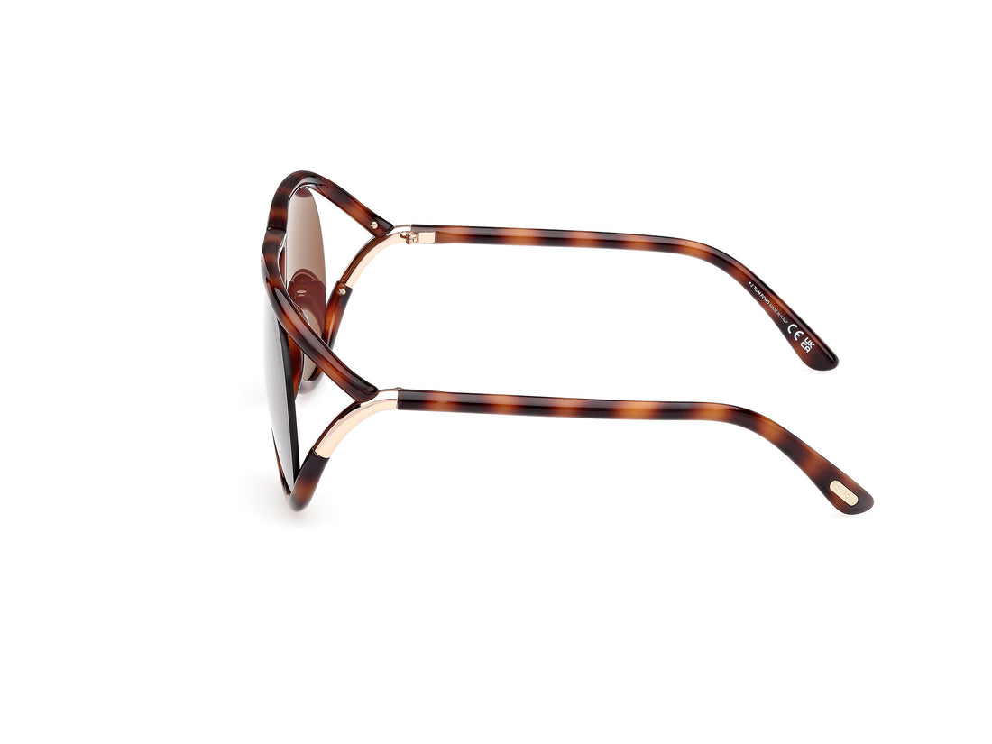 Gafas de sol tom ford ft1197 axel 53e havana pilot unisex talla 65mm - Vista de detalle