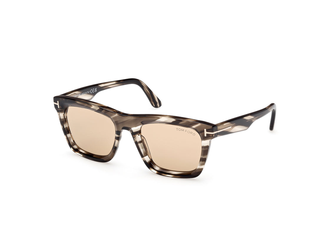 Gafas de sol tom ford ft1207 lelio 56e havana square masculino talla 52mm - Vista principal