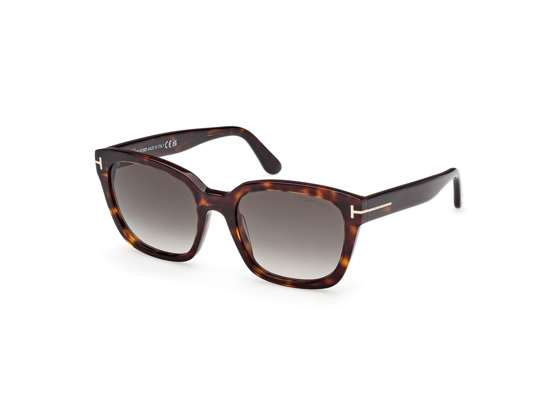 Sonnenbrillen tom ford ft1216 haylay 52b havana square femenino größe 53mm - Hauptansicht