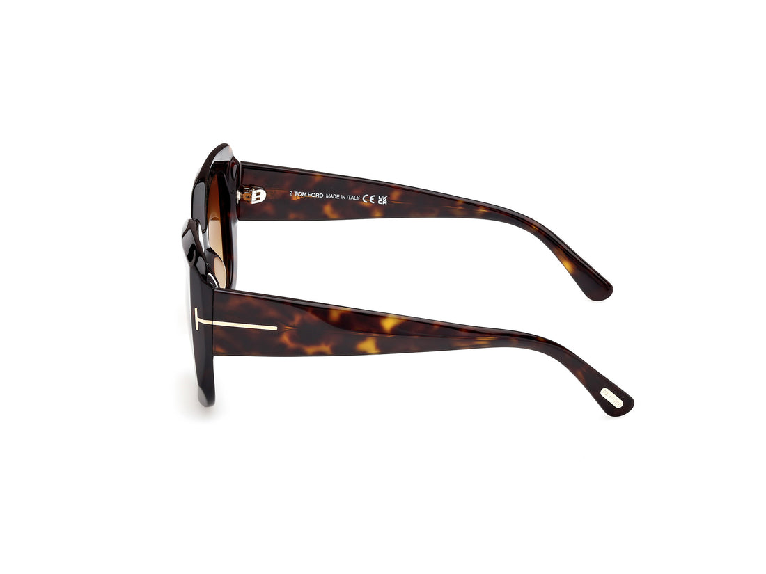 Sonnenbrillen tom ford ft1220 carla-02 52f havana square femenino größe 52mm - Detailansicht