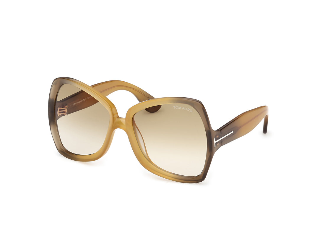Sonnenbrillen tom ford ft1222 jerry 41f amarillo butterfly femenino größe 60mm - Hauptansicht
