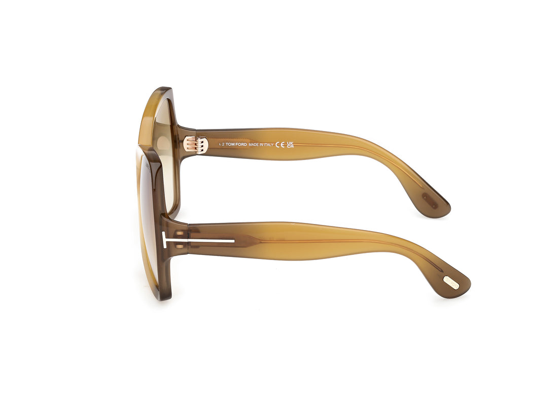 Sonnenbrillen tom ford ft1222 jerry 41f amarillo butterfly femenino größe 60mm - Detailansicht