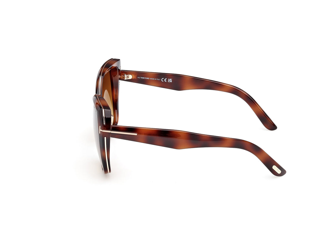 Sonnenbrillen tom ford ft1223 plum 53f havana butterfly femenino größe 58mm - Detailansicht