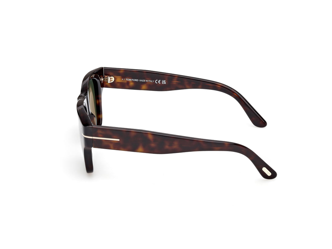 Sonnenbrillen tom ford ft1280 52n havana square masculino größe 53mm - Detailansicht