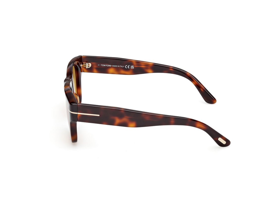 Sonnenbrillen tom ford ft1280 53e havana square masculino größe 53mm - Detailansicht