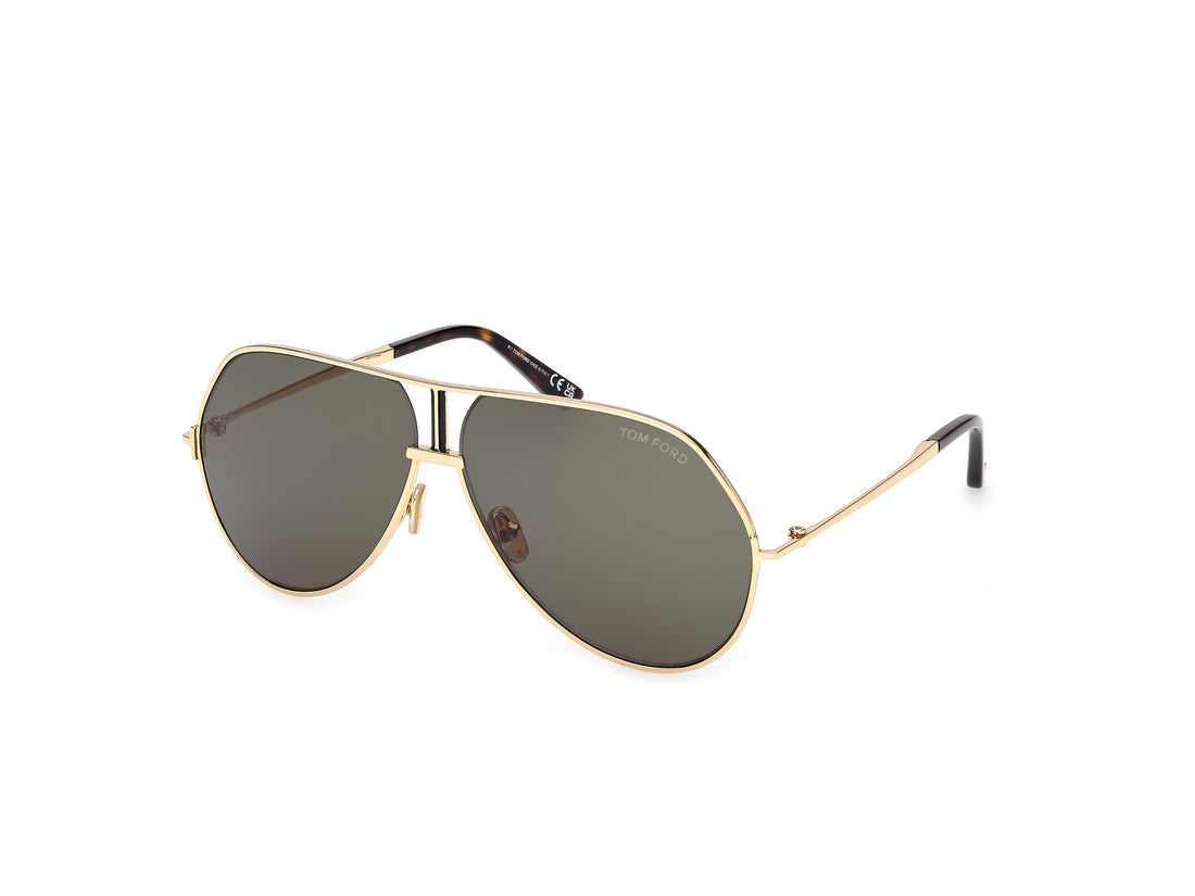 Sonnenbrillen tom ford ft1281 rickie-02 30n dorado navigator masculino größe 63mm - Hauptansicht