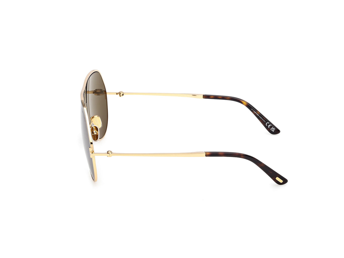 Sonnenbrillen tom ford ft1281 rickie-02 30n dorado navigator masculino größe 63mm - Detailansicht