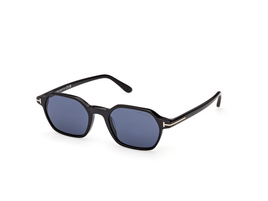 Sonnenbrillen tom ford ft1301 joey-02 01v negro geometric masculino größe 51mm - Hauptansicht