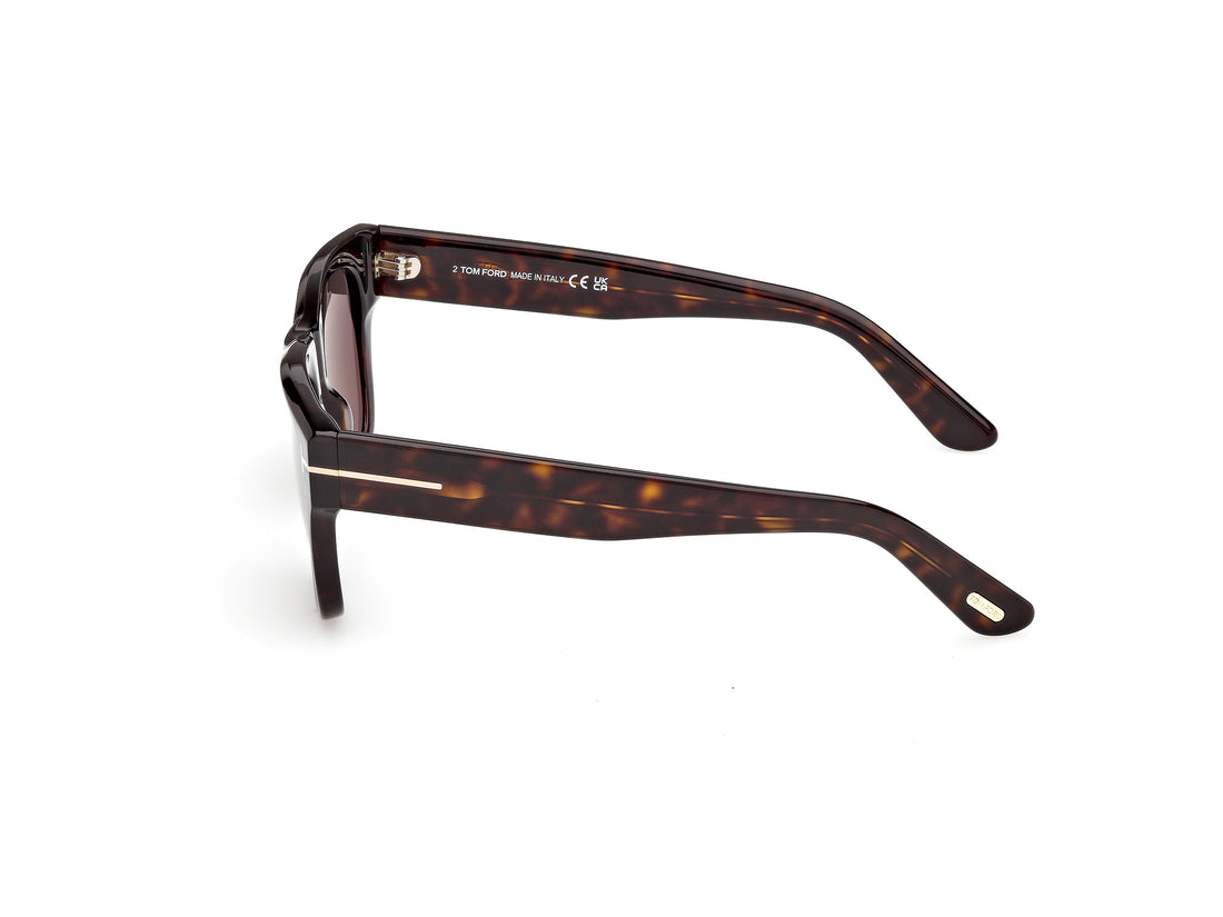 Sonnenbrillen tom ford ft1304 finn-02 52a havana square masculino größe 53mm - Detailansicht