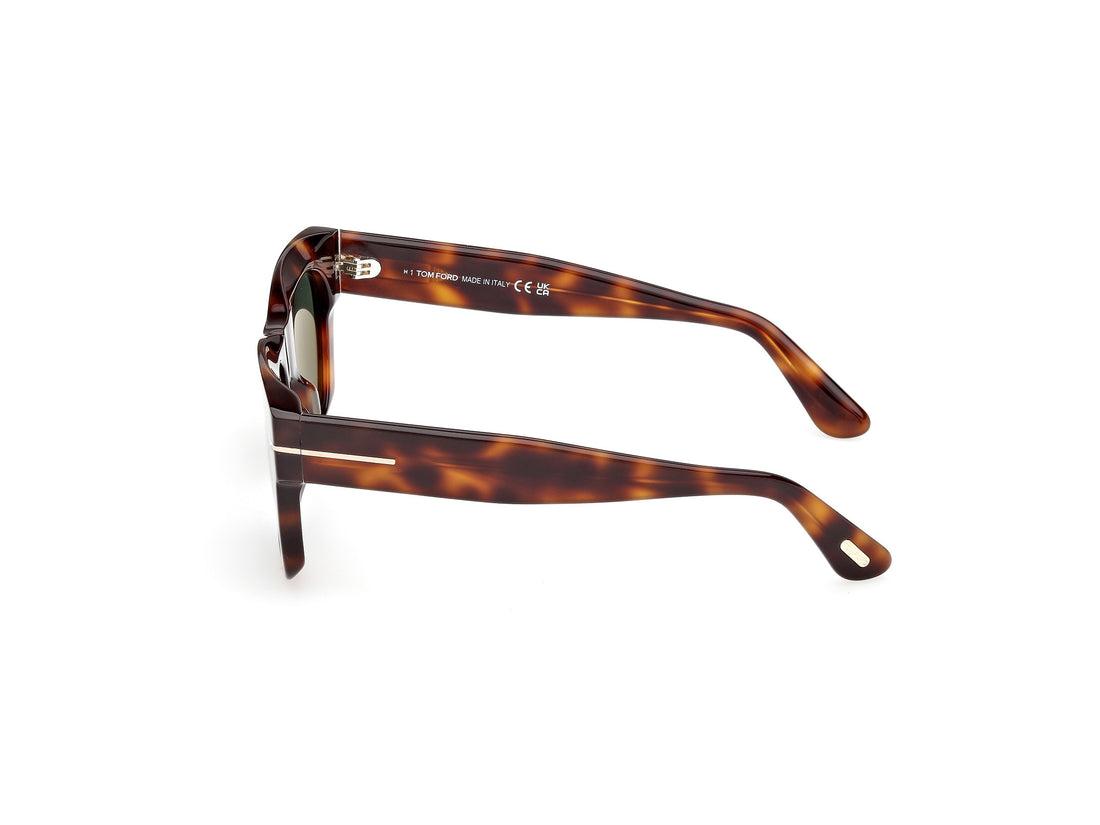 Occhiali da sole tom ford ft1314 emma-02 53n havana square femenino taglia 51mm - Vista dettagliata