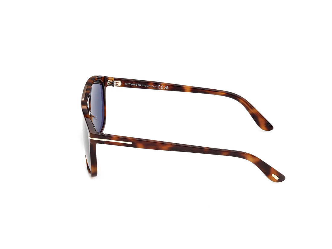 Lunettes de soleil tom ford ft1338 brianna-02 53v havana navigator femenino taille 58mm - Vue détaillée