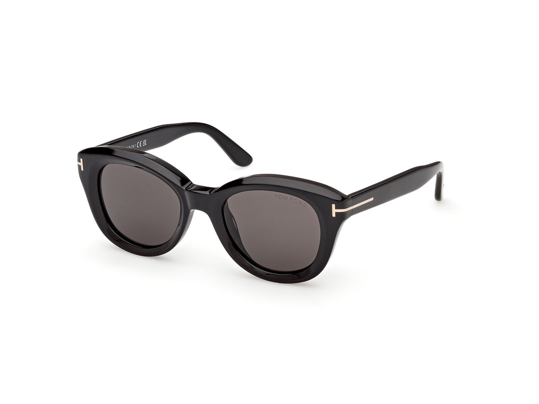 Gafas de sol tom ford ft1344 nika-02 01a negro round femenino talla 49mm - Vista principal