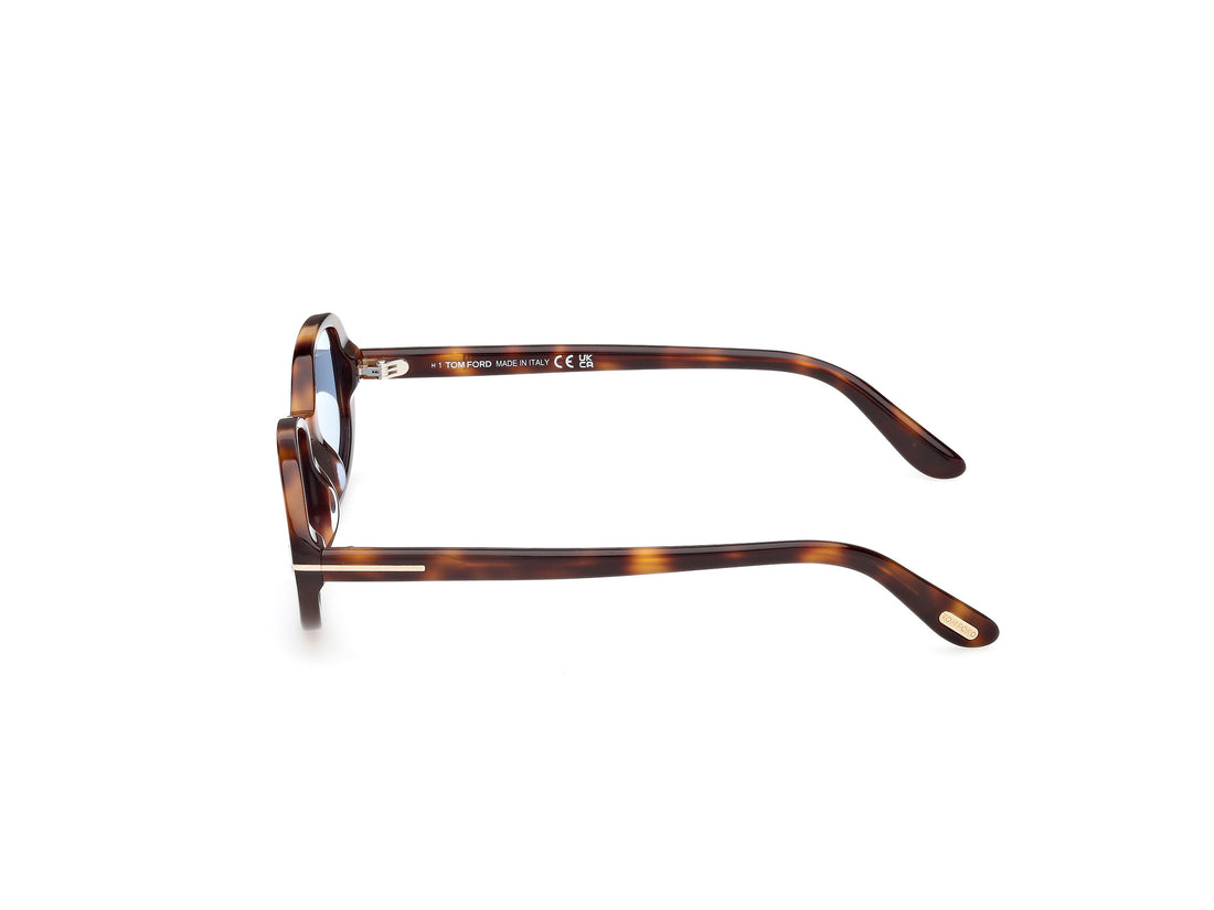 Gafas de sol tom ford ft1364 iggy 53v havana oval femenino talla 49mm - Vista de detalle