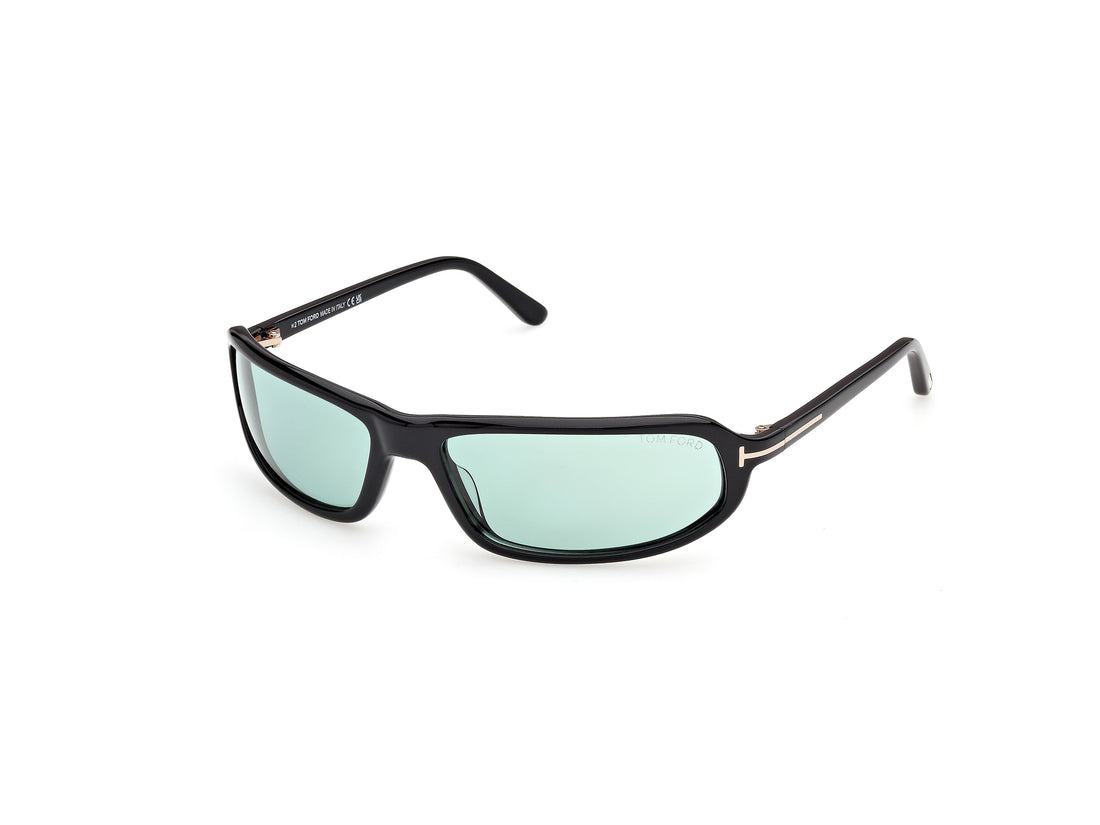 Occhiali da sole tom ford ft1400 addison-02 01n negro rectangular unisex taglia 64mm - Vista principale