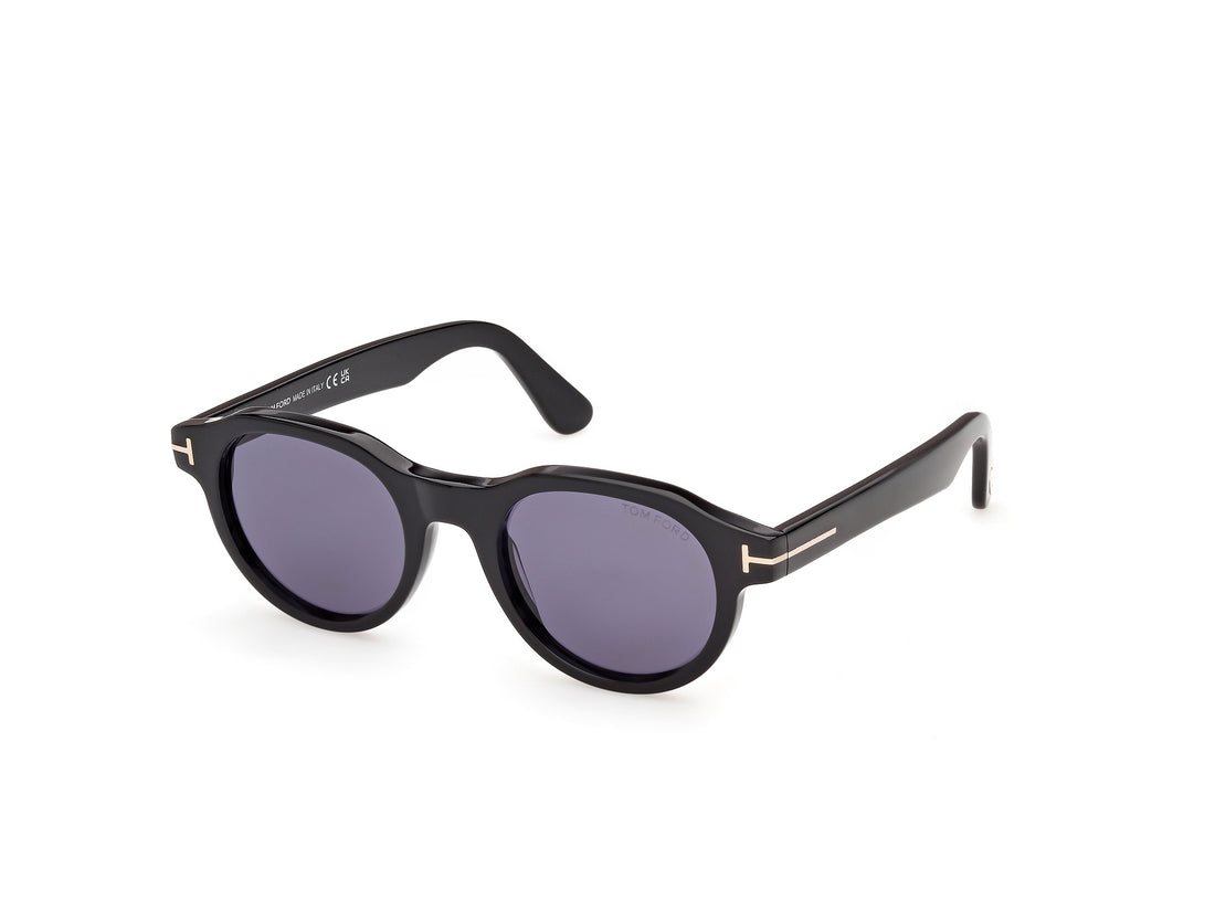 Lunettes de soleil tom ford ft1404 nils-02 01v negro round masculino taille 49mm - Vue principale