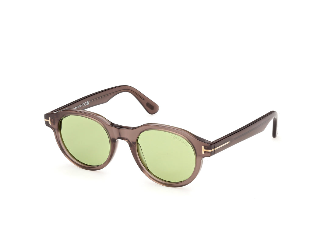 Lunettes de soleil tom ford ft1404 nils-02 48n marron round masculino taille 49mm - Vue principale