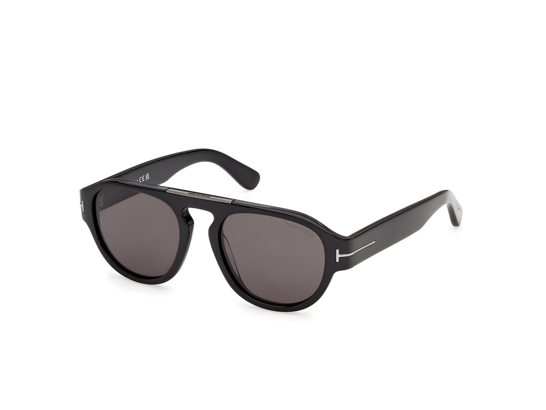 Lunettes de soleil tom ford ft1407-n pablo-02 01a negro pilot masculino taille 52mm - Vue principale