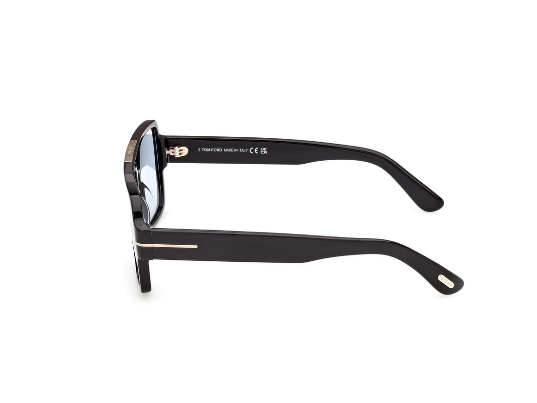 Lunettes de soleil tom ford ft1408 sean-02 01v negro navigator masculino taille 57mm - Vue détaillée