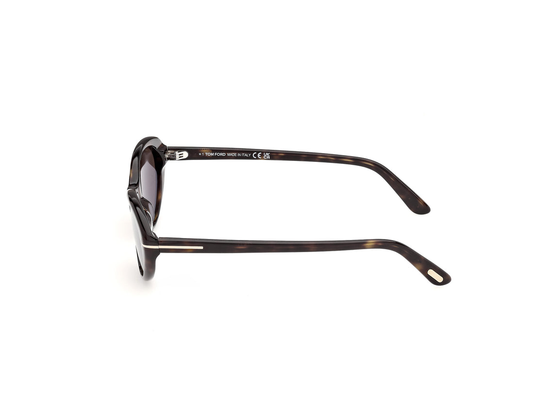 Lunettes de soleil tom ford ft1413 celina-02 52e havana oval femenino taille 55mm - Vue détaillée