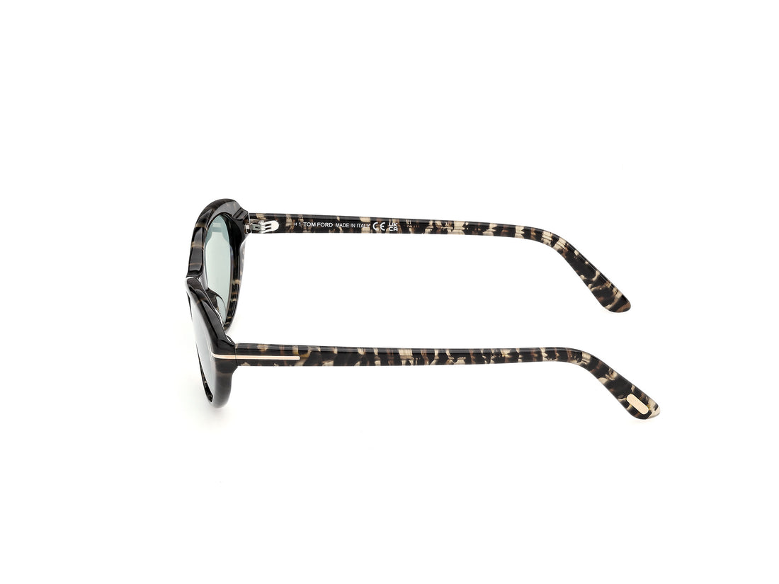 Lunettes de soleil tom ford ft1413 celina-02 55n havana oval femenino taille 55mm - Vue détaillée