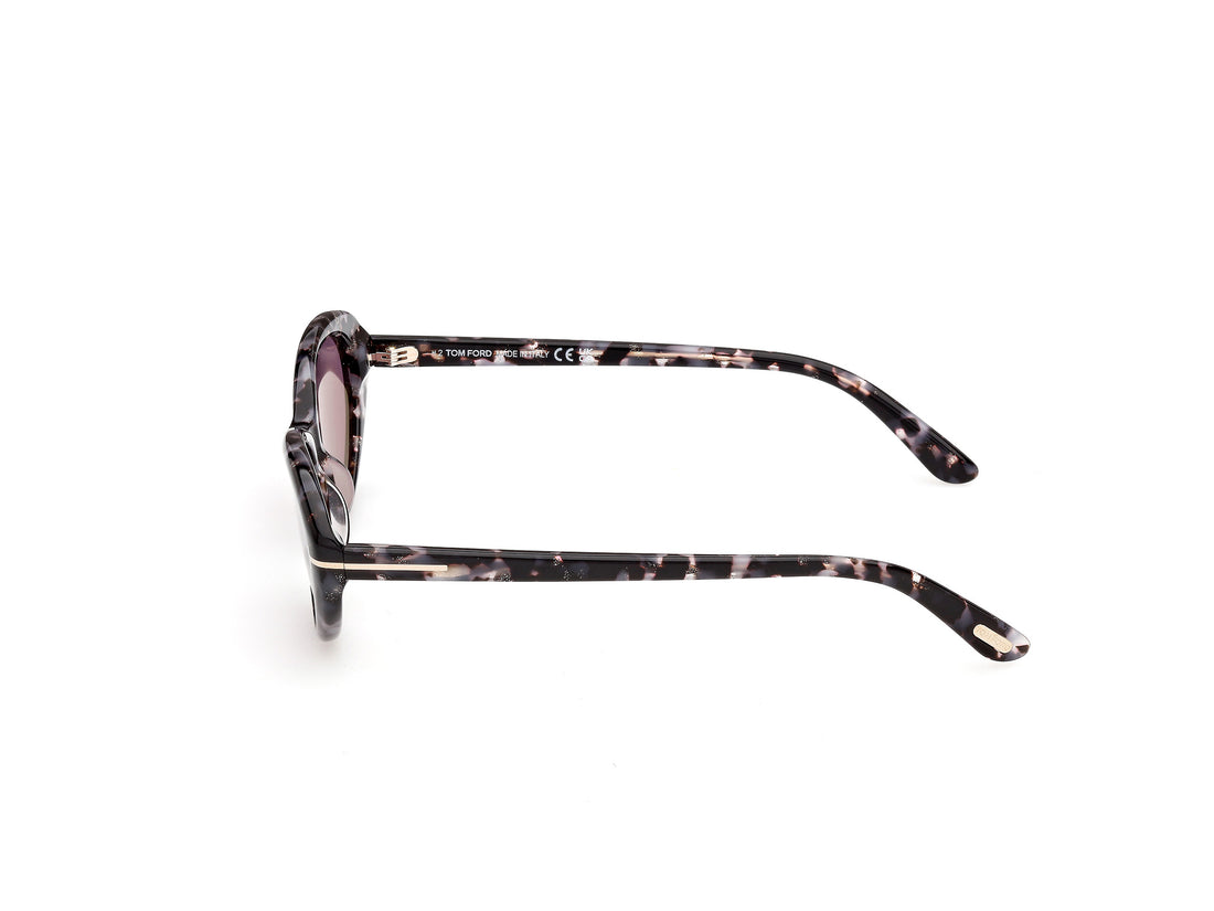 Lunettes de soleil tom ford ft1413 celina-02 56s havana oval femenino taille 55mm - Vue détaillée