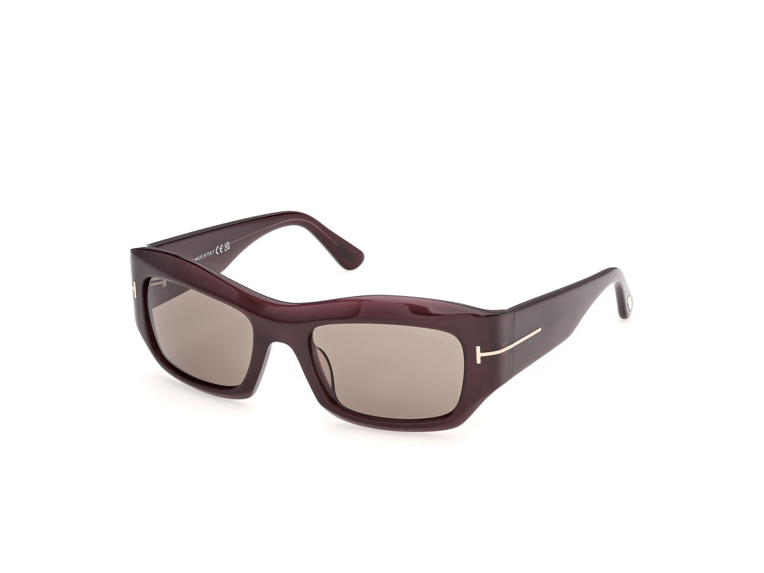 Lunettes de soleil tom ford ft1414 olga-02 81e violeta rectangular femenino taille 52mm - Vue principale