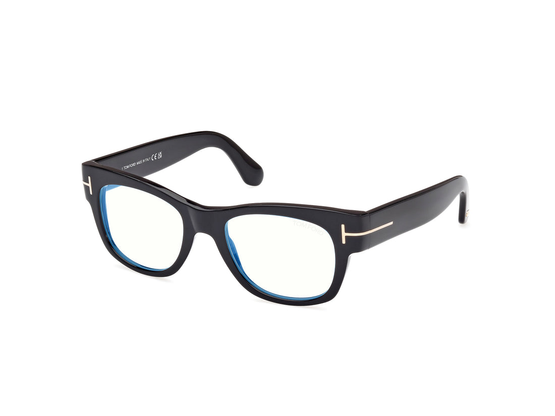 Prescription glasses tom ford ft5040-b 001 negro rectangular masculino size 52mm - Main view
