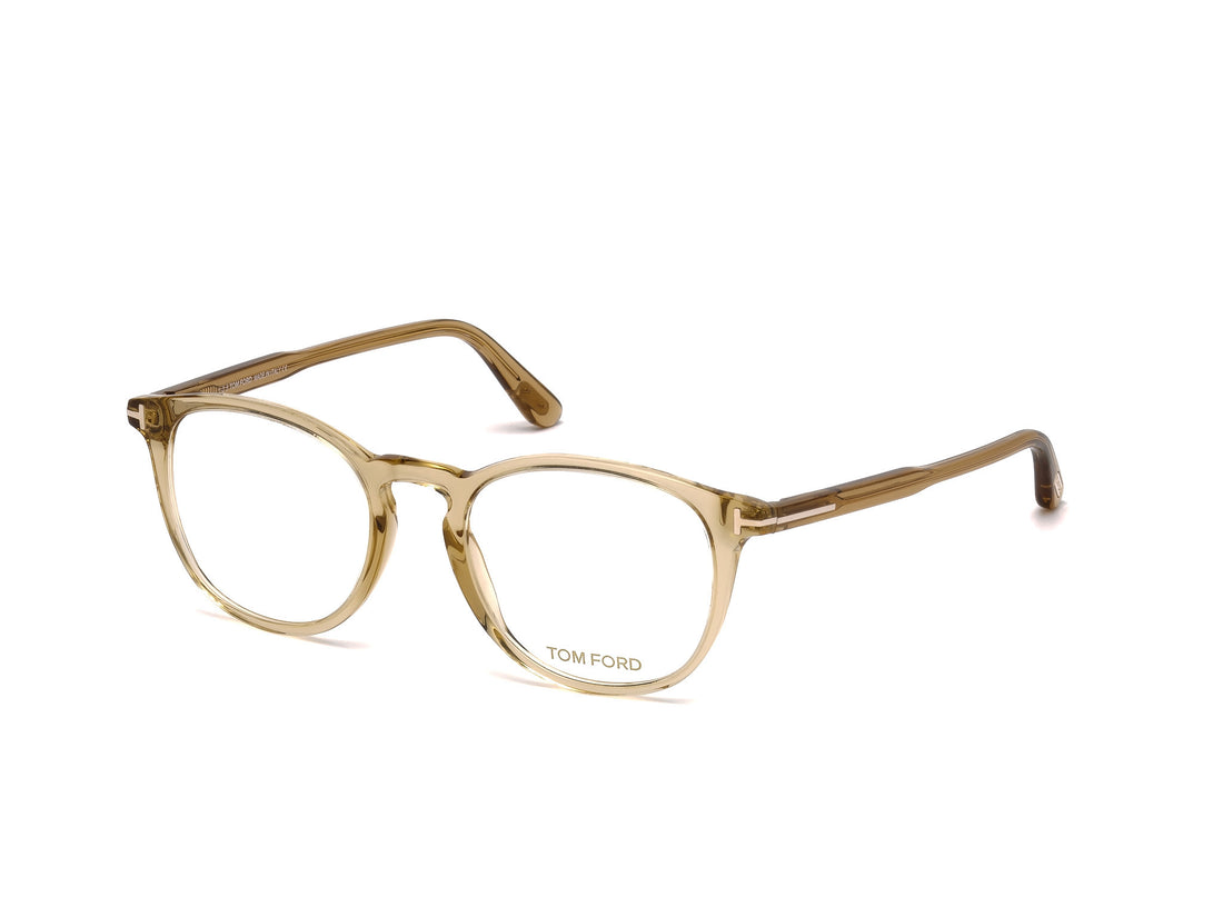 Óculos graduados tom ford ft5401 045 marron round unisex tamanho 49mm - Vista principal