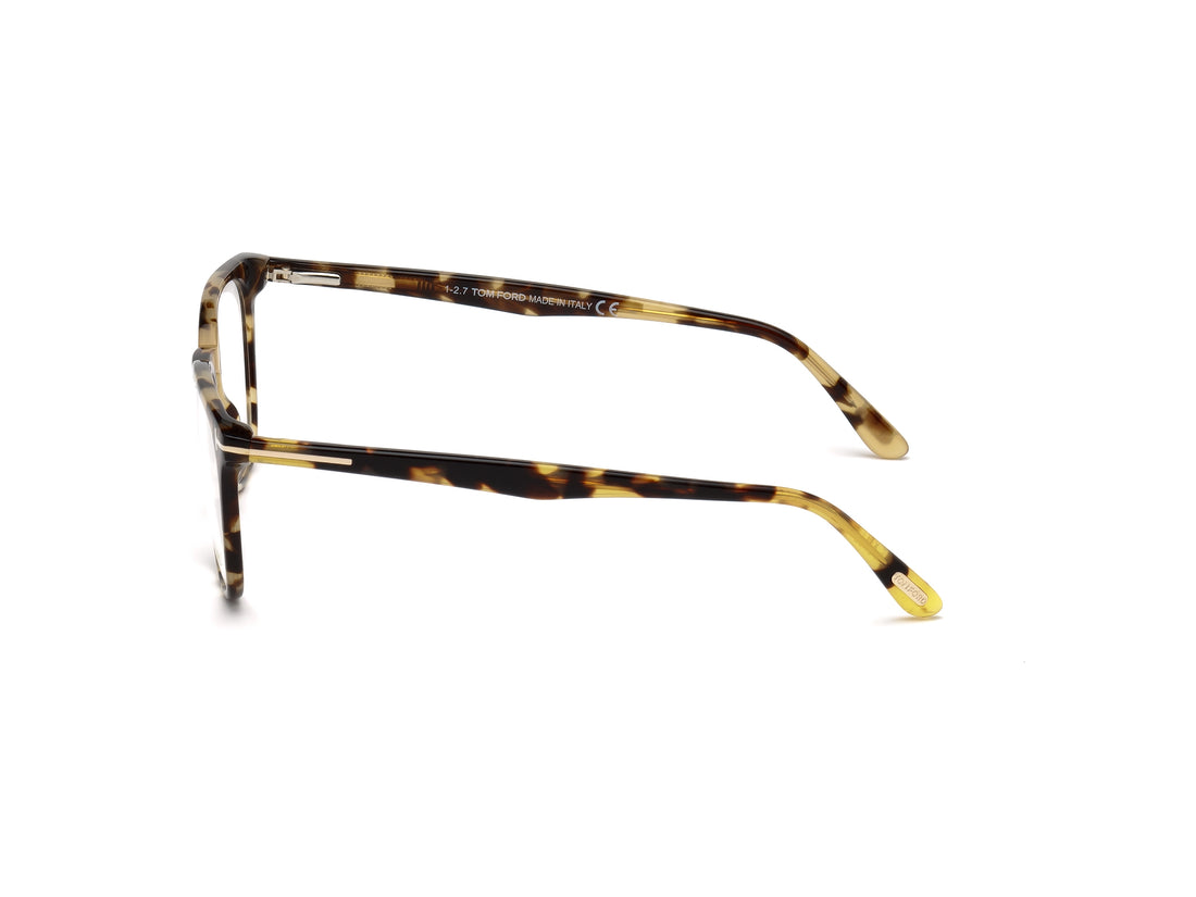 Occhiali da vista tom ford ft5506 055 havana geometric unisex taglia 52mm - Vista dettagliata