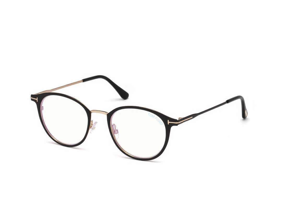 Óculos graduados tom ford ft5528-b 002 negro oval unisex tamanho 49mm - Vista principal