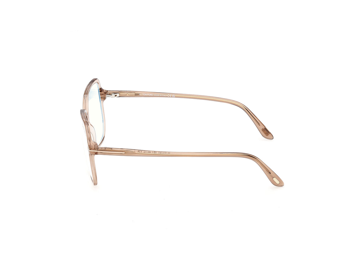 Brillen tom ford ft5578-b 045 marron geometric femenino größe 54mm - Detailansicht