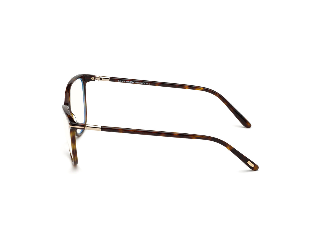 Óculos graduados tom ford ft5616-b 052 havana cat eye femenino tamanho 54mm - Vista de detalhe
