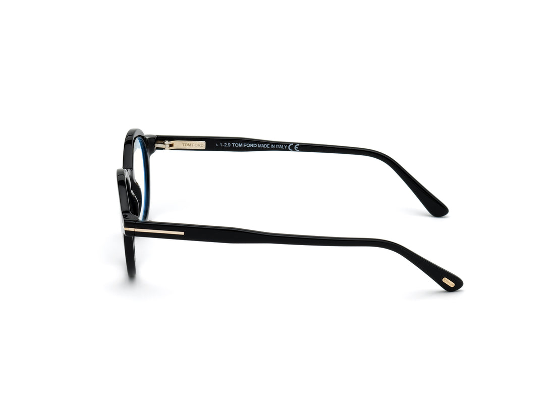 Gafas graduadas tom ford ft5664-b 001 negro round unisex talla 45mm - Vista de detalle