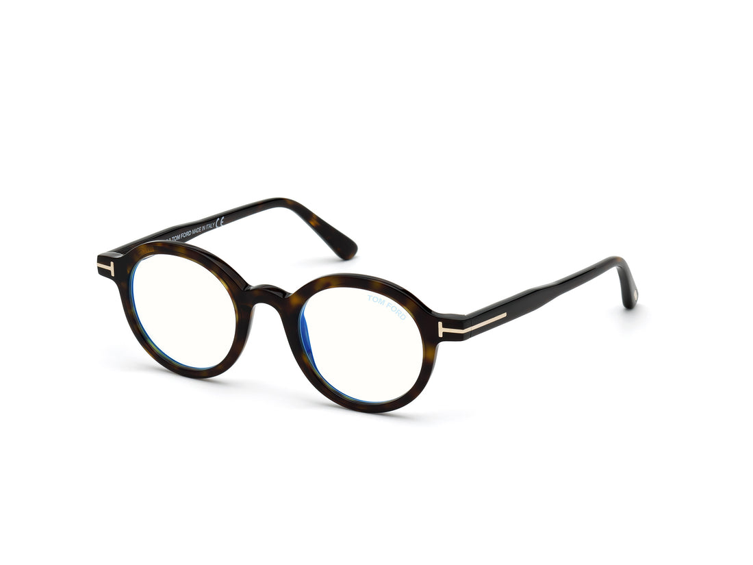 Lunettes de vue tom ford ft5664-b 052 havana round unisex taille 45mm - Vue principale