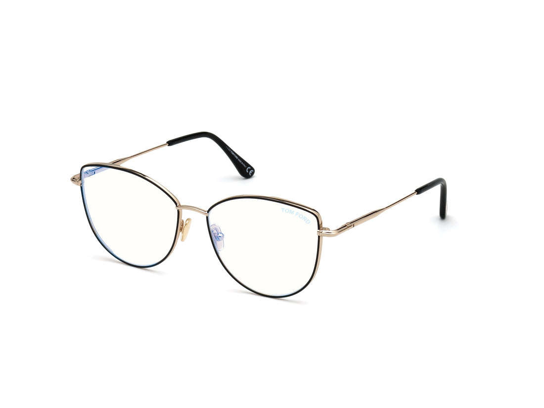 Occhiali da vista tom ford ft5667-b 005 negro cat eye femenino taglia 55mm - Vista principale