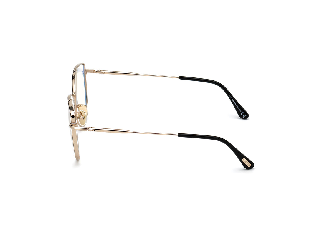 Occhiali da vista tom ford ft5667-b 005 negro cat eye femenino taglia 55mm - Vista dettagliata