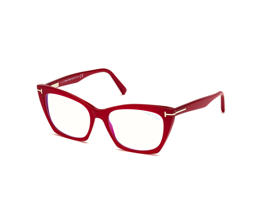 Óculos graduados tom ford ft5709-b 072 rosa cat eye femenino tamanho 54mm - Vista principal