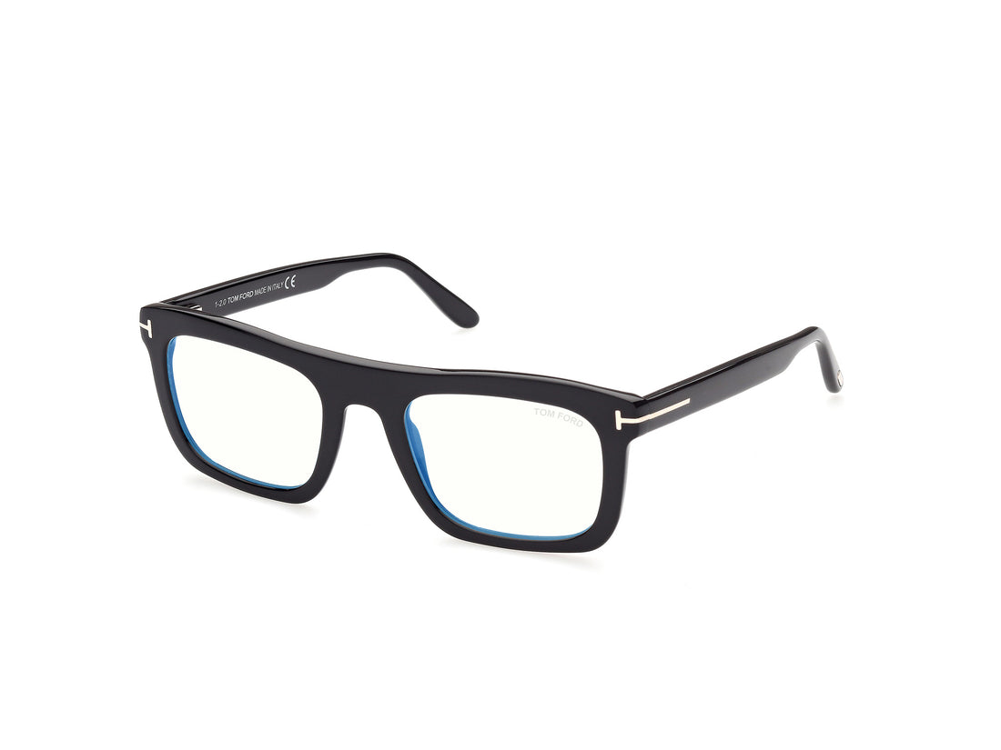 Óculos graduados tom ford ft5757-b 001 negro rectangular masculino tamanho 52mm - Vista principal