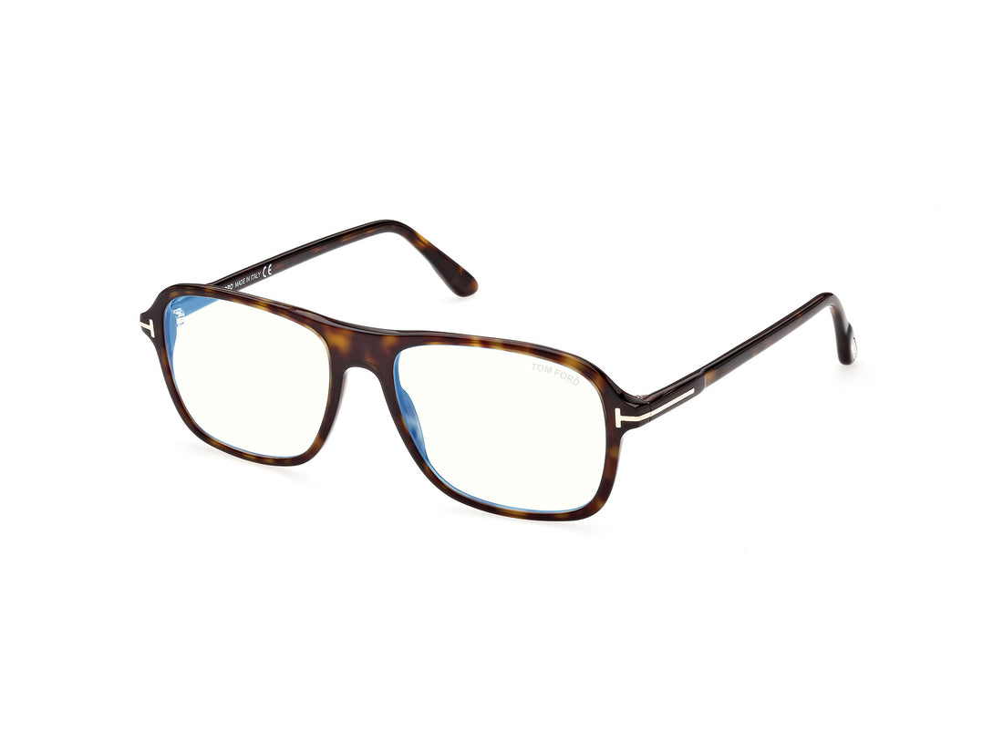 Óculos graduados tom ford ft5806-b 052 havana square masculino tamanho 55mm - Vista principal