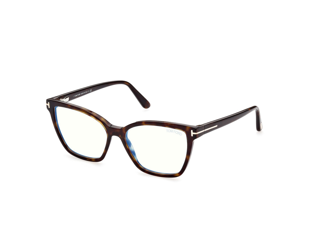 Briller tom ford ft5812-b 052 havana butterfly femenino størrelse 53mm - Hovedvisning