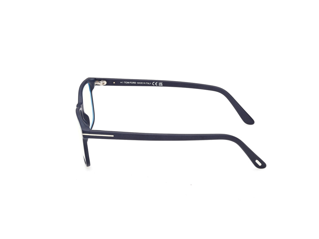 Lunettes de vue tom ford ft5831-b 091 azul square masculino taille 51mm - Vue détaillée