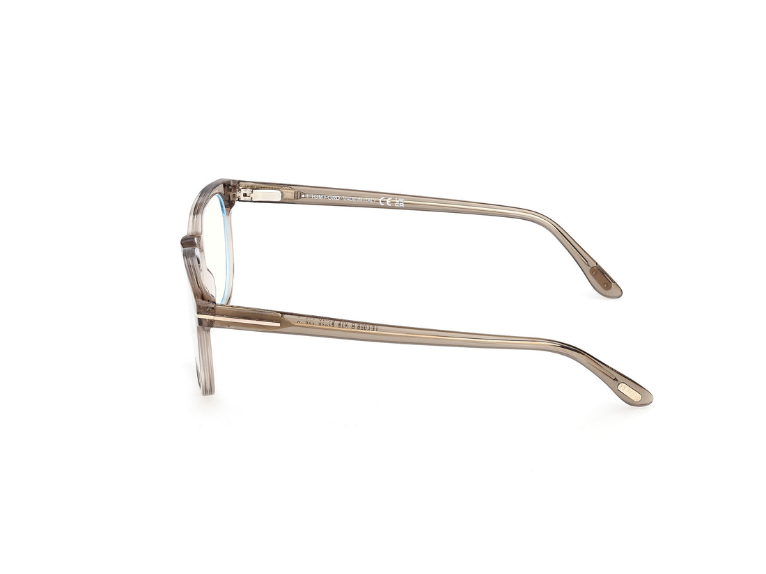 Lunettes de vue tom ford ft5868-b 045 marron square masculino taille 53mm - Vue détaillée