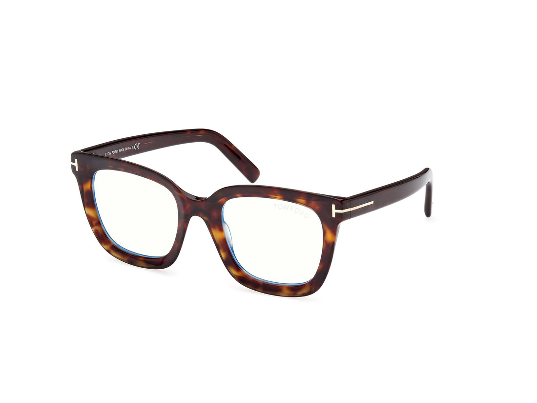 Gafas graduadas tom ford ft5880-b 052 havana square femenino talla 51mm - Vista principal