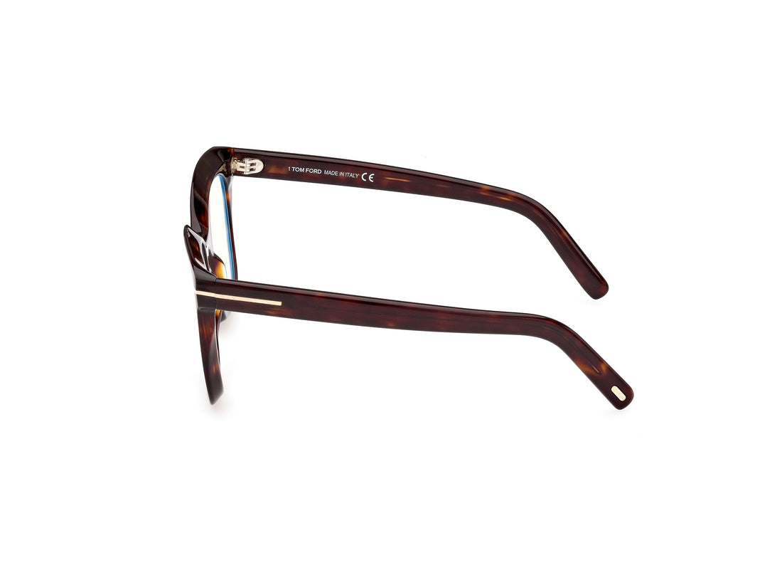 Gafas graduadas tom ford ft5880-b 052 havana square femenino talla 51mm - Vista de detalle